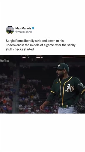 Post-Inning Sticky Stuff Check in Baseball