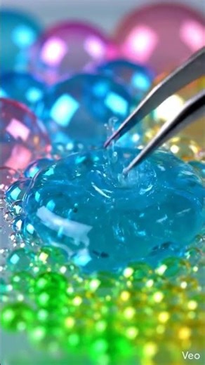SO MANY RAINBOW BUBBLE #satisfying