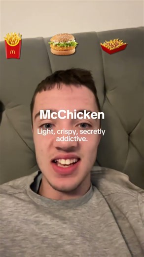 Finger I put on? McDonald’s food I get