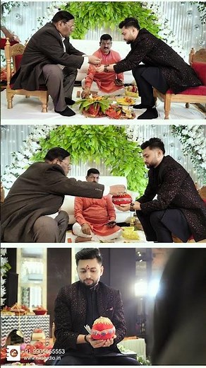 Beginning of Forever 💕 | Uvika & Abhishek Ring Ceremony #weddingseason photography #wedding #groom