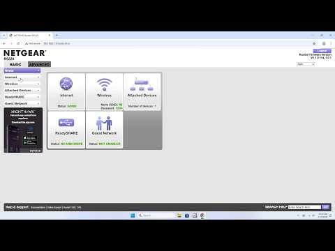 Setup Static IP mode on NETGEAR router
