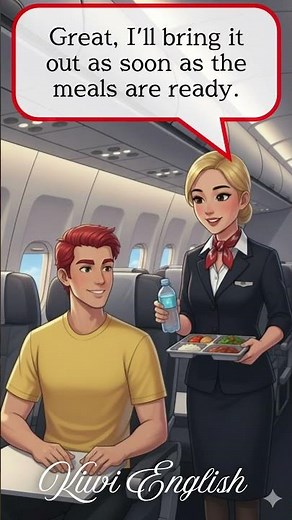 Airplane English ✈️ | How to Talk to Flight Attendants (Real Travel Conversation) #learnenglish