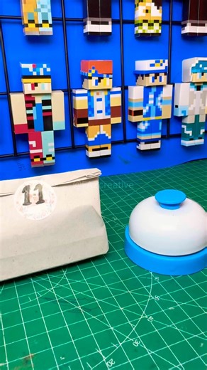 Papercraft Minecraft blind box part 9 #shorts