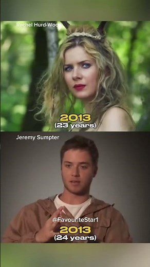 Rachel Hurd-Wood and Jeremy Sumpter evolution #nostalgia #fyp #shorts #peterpan