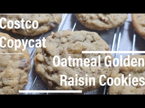 Oatmeal Golden Raisin Cookies | Costco Bakery Copycat