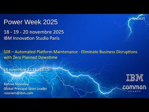 Power Week 2025 - S08 - Eliminate Business Disruptions with Zero Planned Downtime