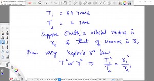 SOLVED:Uranus Uranus requires 84 years to circle the Sun. Find Uranus's orbital radius as a multiple of Earth's orbital radius.