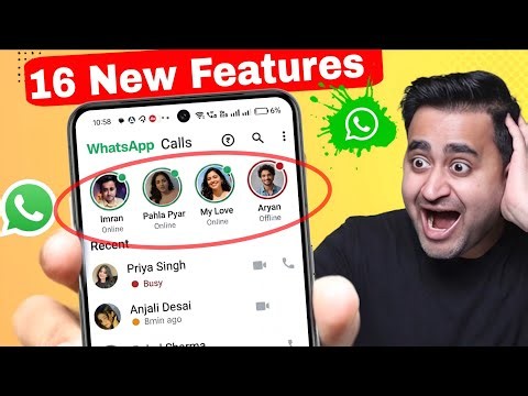 16 Amazing WhatsApp New Features | Online Green Dot 🟢 | WhatsApp New Update!