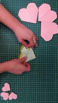 ❤️ ❤️ ❤️ Corazón de origami. PASO A PASO ❤️❤️❤️