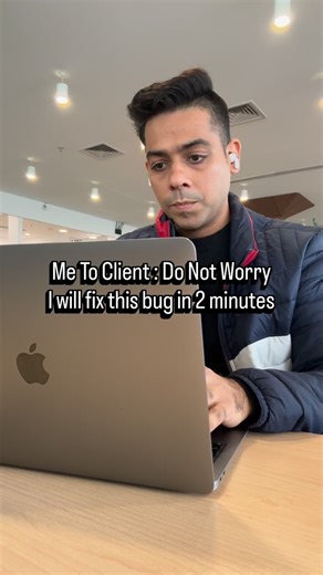 Akash Malhotra on Instagram: "Life of Software Developer tags #htmlcss #webdevelopment #frontend #html #css javascript coding htmltricks cssanimations csstricks javascripttricks aitips"