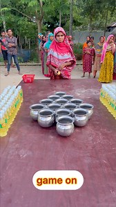 2.2M views · 7.1K reactions | Challenge to win as many bottles of oil as you want by shooting the ping pong ball into the pit যত গুলো বল তত বোতল তেল | বাংলার অভি | Facebook