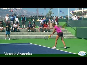 Victoria Azarenka at the BNP Paribas Open 2010