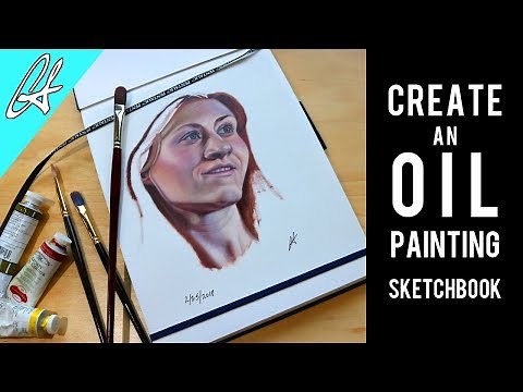 How to Make an Oil Painting Sketchbook