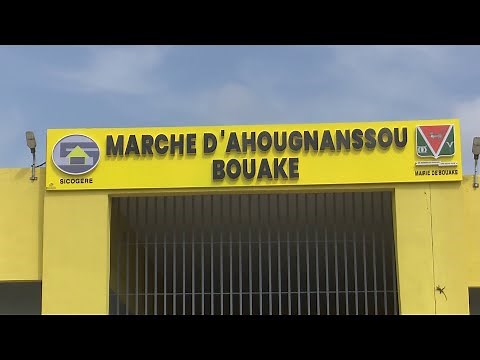 Inauguration du nouveau marché d'Ahougnassou dans la commune de Bouaké
