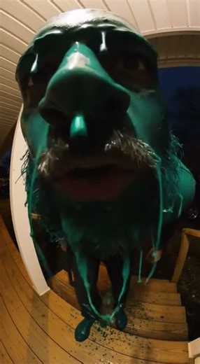 Thieves Act Tough — Paint Wins 💥 #RingDoorbell #PackageThiefFail #PaintExplosion #Funny