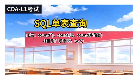 第23集 | count(*)、count(1)、count(字段名)，啥区别？哪个快？