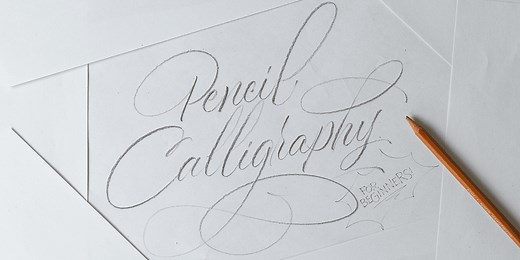 Pencil Calligraphy for Beginners (Step-by-Step   FREE Worksheets)