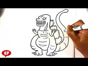 The EASY Way How to Draw Cute Shin Godzilla