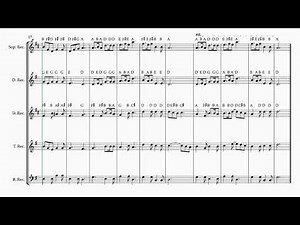Skye Boat Song for Recorders