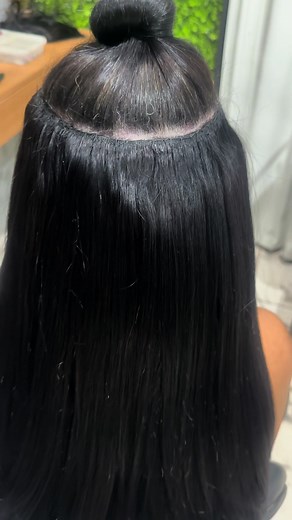 Mega hair #megahair #megahairpontoamericano #apliquedecabelo #fypシ゚viral #megahairbrasil #implantedemegahair #pontoamericano #