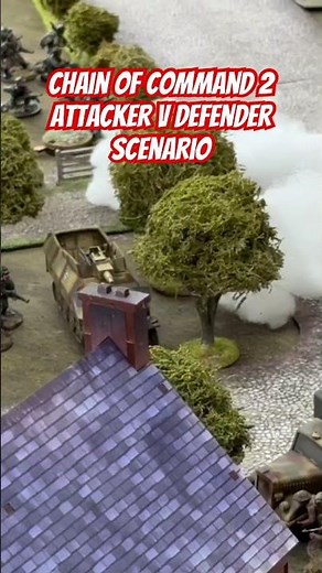 Chain of command 2, Attack and Defend Learning scenario: British v Germans #ww2 #toofatlardies