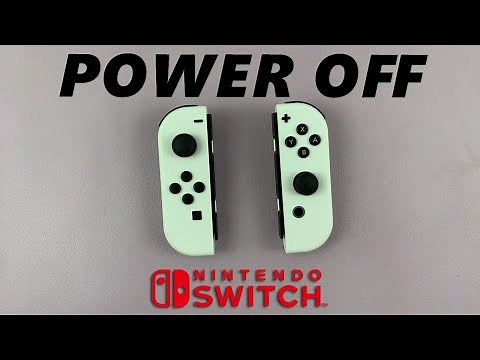 How To Turn OFF Nintendo Switch JoyCons (Controllers)