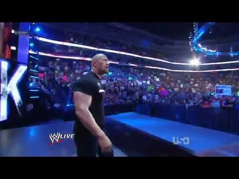 Cena AA Vs Rock Bottom To Mark Henry ! Raw 19.3.2012.flv