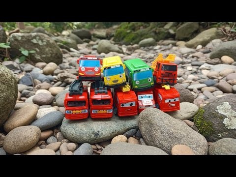 WOW !! Koleksi Mobil Mainan Terlengkap: Mainan Bus Tayo & Mainan Mobil Truck Pemadam Kebakaran