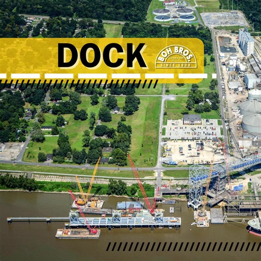 Our extensive marine dock construction experience encompasses the Gulf Coast region from Texas to Florida and along the banks of the Mississippi River. At our 165-acre operations facility in New Orleans East beside the intracoastal waterway, we offer the unique ability to fabricate and modularize most structures reducing the amount of manhours at the project site. Our Marine Services include: ▪️Pile Driving ▪️Dock/Wharf/Terminal Construction & AISC Certified Fabrication ▪️ Installation of Small 