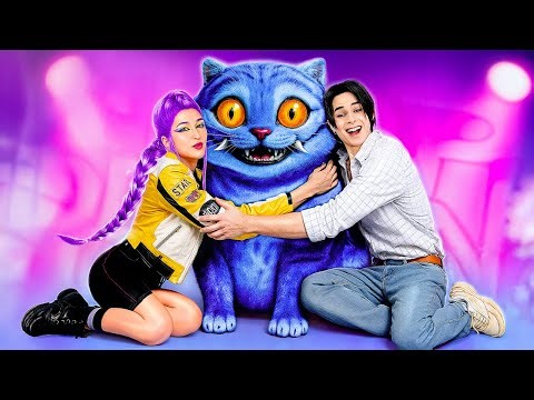 کے-پاپ ٹائیگر کو رومی اور جِنو نے گود لیا ! حقیقی زندگی میں ڈرپی !