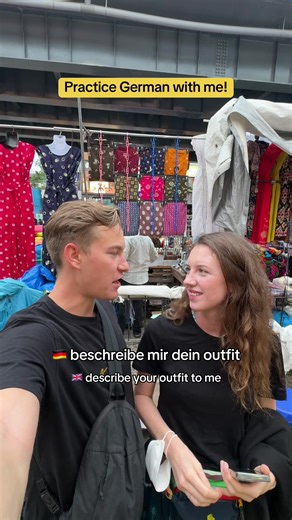 German Practice: Describe Your Shopping Outfit in India