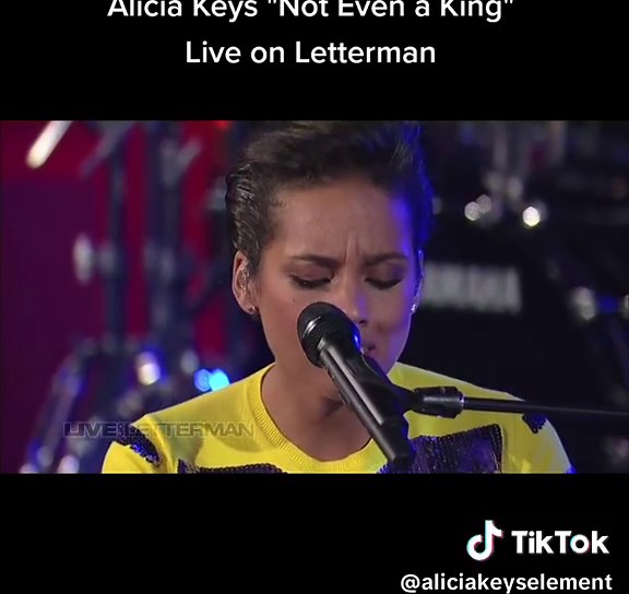Alicia Keys Live at Letterman