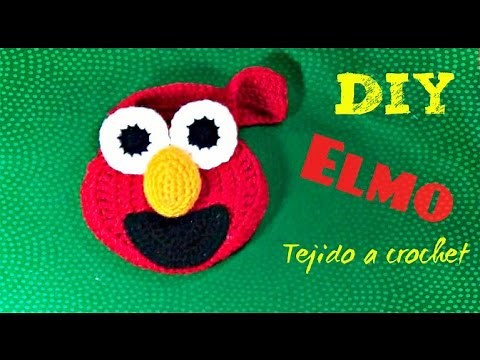 Knitted Elmo - Candy Bag!! Easy step by step