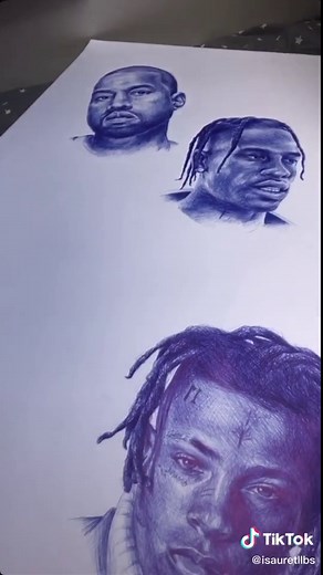 Tuto pour dessiner un portrait de XXXTentacion