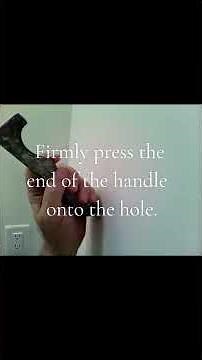 How to fix a loose towel holder. #drywall #how #howto