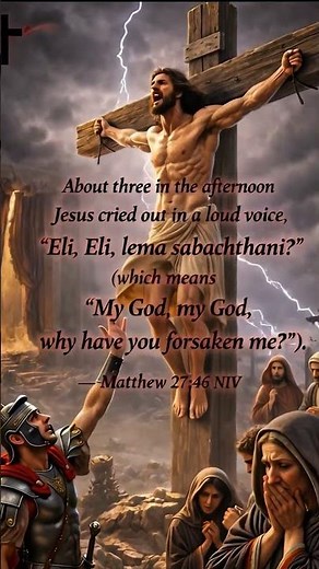 My God, My God | Matthew 27:46 NIV ✝️ #jesus #bibleverse #love