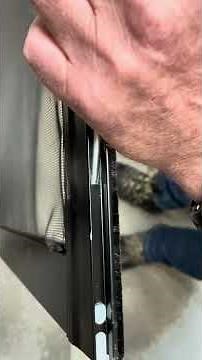 Changing rollers on patio screens