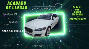 Acabado de llegar este Jaguar XF 2016 es para el que esta buscando elegancia y performance. Este jaguar tiene motor 3.0 turbo y tiene sunroof y asientos en piel. SOLO 30k millas . Caribe Auto unidades casi nuevas!!!! Llama o escribe 787-333-0059 | Caribe Auto | Facebook
