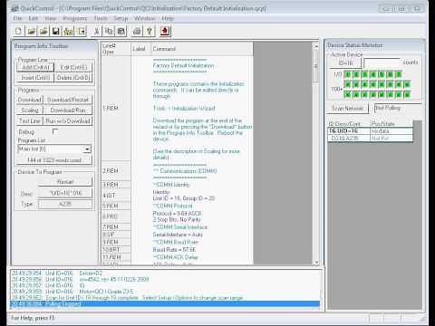 QuickControl Tutorial Video 01 - Initialization