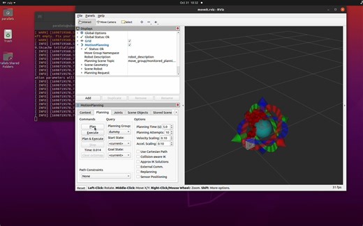 稚晖君dummy复制之 ROS, Rviz, Moveit 支持