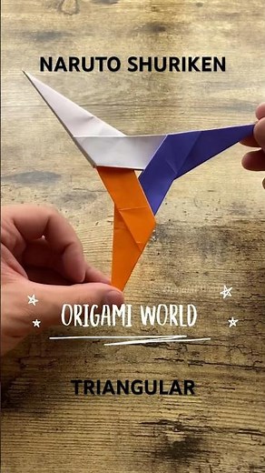 NARUTO SHURIKEN ORIGAMI WEAPON PAPER CRAFT TUTORIAL | NINJA STAR PAPER FOLDING ORIGAMI ANIME ART