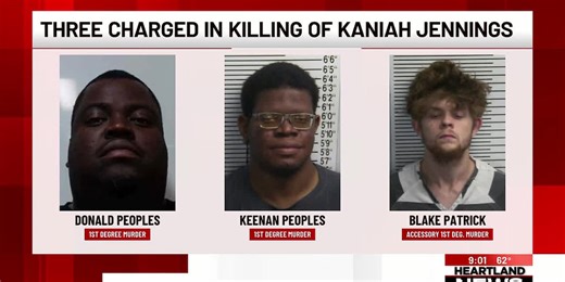 Three charged in killing of Kaniah Jennings