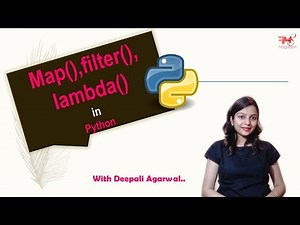 #22 Map(),Filter(),Lambda() in Python | Examples | PyCharm | Hindi