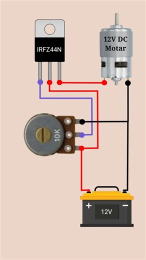 how to dc motar speed control #shorts #youtubeshorts