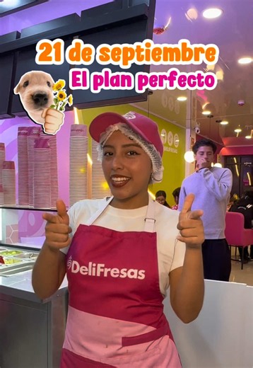 Este 21 de septiembre los esperamos en Deli Fresas 🍓✨ para disfrutar de todo lo rico que tenemos en carta. Fresas con crema, waffles, crepes, frappés, limonadas y mucho más para compartir y disfrutar como se debe. 🤭💗 Así que ya saben, armen el plan, vengan con sus personas favoritas y déjense tentar por todo lo que tenemos preparado para ustedes. ¡Los esperamos! 🫶🏻🍓 Sígue nuestras historias en TikTok, Instagram y Facebook: Delifresas Comas 📍Encuéntranos en: Av. Micaela Bastidas 227, a 3 c