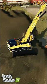 🚧 Yukon Valley 16X Map 🚧 CAT 385MH Screening Soil 👷‍♂️ #farmingsimulator25 #fs25 #fsminer