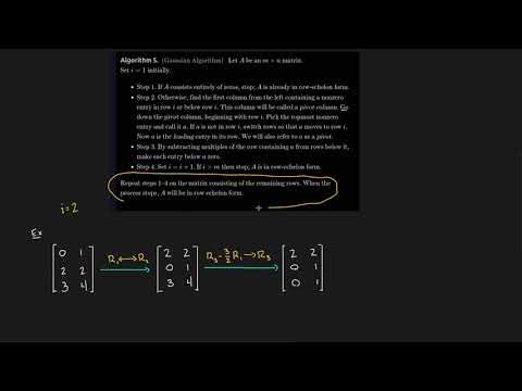 2.3 The Gaussian Algorithm