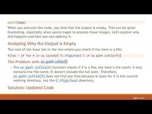 A Beginner’s Guide to the os.listdir() Method in Python: Troubleshooting Code Issues