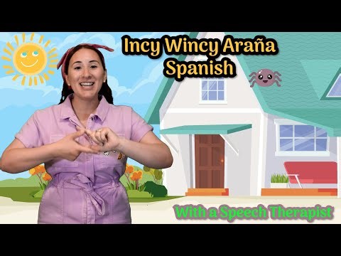 Spanish Nursery Rhymes & Songs for Kids | Itsy Bitsy Spider | La Incy Wincy Araña | Finger-play