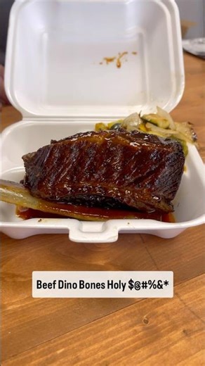 Beef Dino Rib! #bbq #beefribs